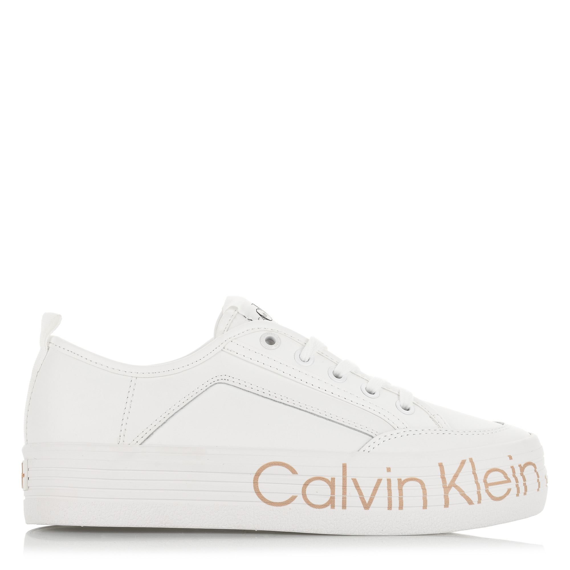 Εικόνα από Δερμάτινα Sneakers Calvin Klein Vulc Flat Low Around Logo YW0YW01025 YBR