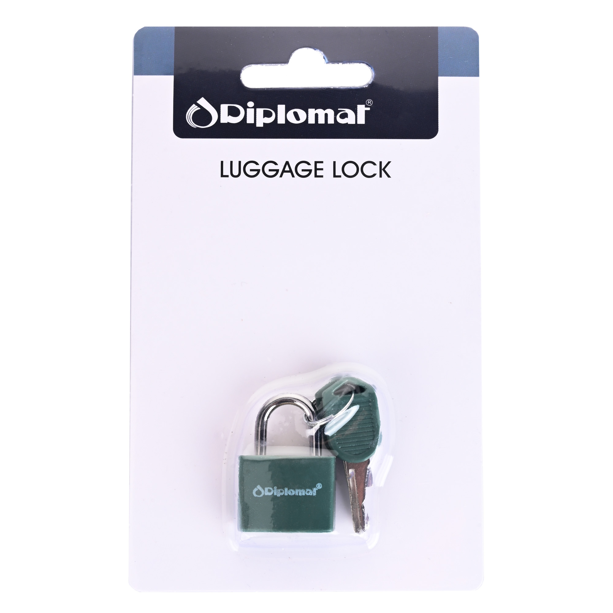 Diplomat TSA Κλειδαριά με Κλειδί Diplomat Accessories Collection ACLOCK-2 Πράσινο