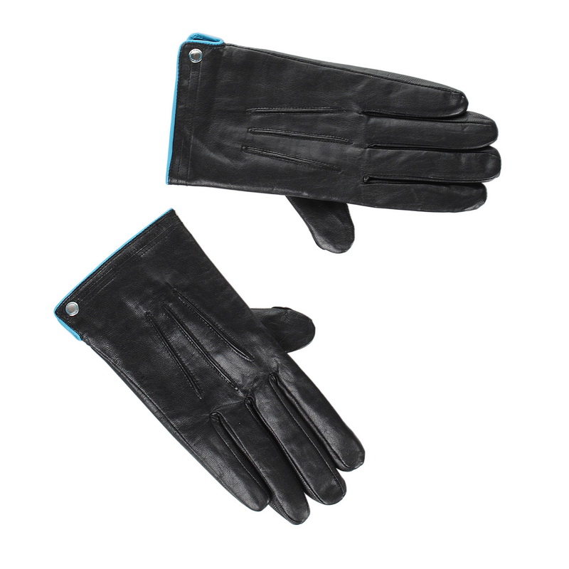 Ανδρικά Δερμάτινα Γάντια Piquadro GU3099G7 Black 46967-Μαύρο