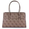 Τσάντα Ώμου Guess Kiera Travel OB9732024 Latte Logo