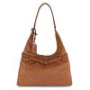 Suede Τσάντα Ώμου Guess Ella SG975401 Cognac