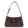 Suede Τσάντα Ώμου Guess Ella SG975418 Espresso