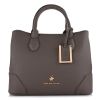 Τσάντα Tote-Χιαστί Beverly Hills Polo Club BH-4641 Taupe