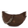 Suede Τσάντα Ώμου Lovely Harmonia Nomia 17HR-SU-12 Brown