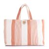 Τσάντα Θαλάσσης Loomcode Stripes 25018 Terracotta