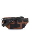 Τσάντα Μέσης Elena Athanasiou Body Bag EA Logo Black/Cognac