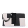 Τσαντάκι Χειρός Elena Athanasiou City Girl Clutch EA Logo Black/Beige