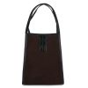 Suede Τσάντα Ώμου-Tote Elena Athanasiou Tall Tote Brown
