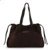 Τσάντα Ώμου Christina Malle Brown Suede Play Bag