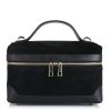 Δερμάτινο Τσαντάκι Χειρός-Χιαστί Novelle Atelier 190026 Black Suede