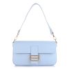 Δερμάτινη Τσάντα Ώμου-Χιαστί Novelle Atelier 320023 Light Blue