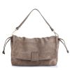 Δερμάτινη Τσάντα Ώμου-Χιαστί Novelle Atelier 330033 Taupe Suede