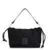 Δερμάτινη Τσάντα Ώμου-Χιαστί Novelle Atelier 330033 Black Suede