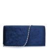 Αμπιγιέ Βελουτέ Τσαντάκι Χειρός-Χιαστί Brandbags 001 Navy