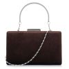 Αμπιγιέ Βελουτέ Τσαντάκι Χειρός-Χιαστί Brandbags 003 Brown