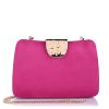 Αμπιγιέ Suede Clutch Τσαντάκι Menbur AMB38 18 Buganvilla