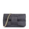Αμπιγιέ Suede Τσαντάκι Elena Athanasiou Bon Bon Cocktail Grey
