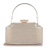 Αμπιγιέ Clutch Τσαντάκι Ivone IV0038 Gold