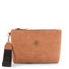 Suede Τσαντάκι Χειρός-Νεσεσέρ Lovely Nomia 17N-SU-10 Camel