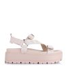 Flatform Σανδάλια Guess Fetta FLJFTTFAL03 Cream