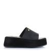 Δερμάτινα Flatforms Mariella Fabiani 2666/02 Μαύρο