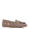 Suede Δερμάτινα Loafers Carmela 164147 Taupe