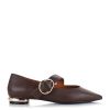 Δερμάτινες Μπαλαρίνες Gioseppo 80167 Brown