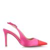 Slingback Σατέν Γόβες Unveil 2394 Φούξια/Κόκκινο