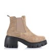 Δερμάτινα Suede Μποτάκια Unveil 2525 Λαδί