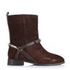 Δερμάτινα Suede Μποτάκια Unveil 26105 Brown