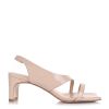 Δερμάτινα Πέδιλα Unveil 27093 Beige