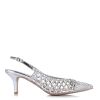 Αμπιγιέ Slingback Γόβες Unveil 2341 Silver