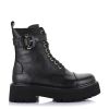 Δερμάτινα Μποτάκια Unveil 611305 Black