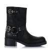 Δερμάτινα Μποτάκια So Chic Gemma 6006-01 Black