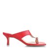 Δερμάτινα Mules So Chic Nelly 21283-27 Red