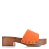 Suede Δερμάτινα Mules So Chic Terez 3600-28 Orange