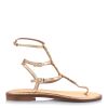 Δερμάτινα Σανδάλια Iris 24/1SS171-196 Χρυσό