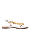 Δερμάτινα Σανδάλια Iris 24/4SS205-1196 Λευκό