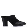 Suede Δερμάτινα Ankle Παπούτσια Iris Taty104 Μαύρο