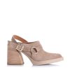 Suede Δερμάτινα Ankle Παπούτσια Iris TEO101 Πούρο