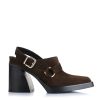 Suede Δερμάτινα Ankle Παπούτσια Iris TEO101 Καφέ