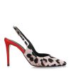 Slingback Γόβες Iris Vesper Λεοπάρ Σατέν
