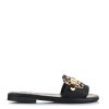 Δερμάτινα Σανδάλια Utopia E109-026 Black Leather/Pony Leopard