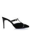 Γόβες Utopia U25-605 Black Velvet
