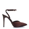 Γόβες Utopia U25-610 Brown Satin