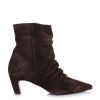 Suede Δερμάτινα Μποτάκια Pixy 70113 Καφέ