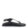 Δερμάτινα Σανδάλια Pixy 621118 Black