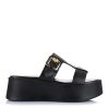 Δερμάτινα Flatforms Pixy 624302 Black
