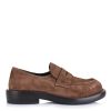 Suede Δερμάτινα Loafers Pixy 712610 Καφέ