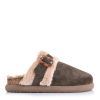 Suede Δερμάτινα Σαμπό Pixy 713801 Χακί 